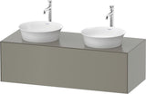 DURAVIT White Tulip Waschtischunterbau wandhängend 1300 mm weiß seidenmatt mit LED-Innenbeleuchtung