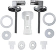 Duravit Scharnier-Set für WC-Sitz Universal Ersatzteil Edelstahl 0061681000