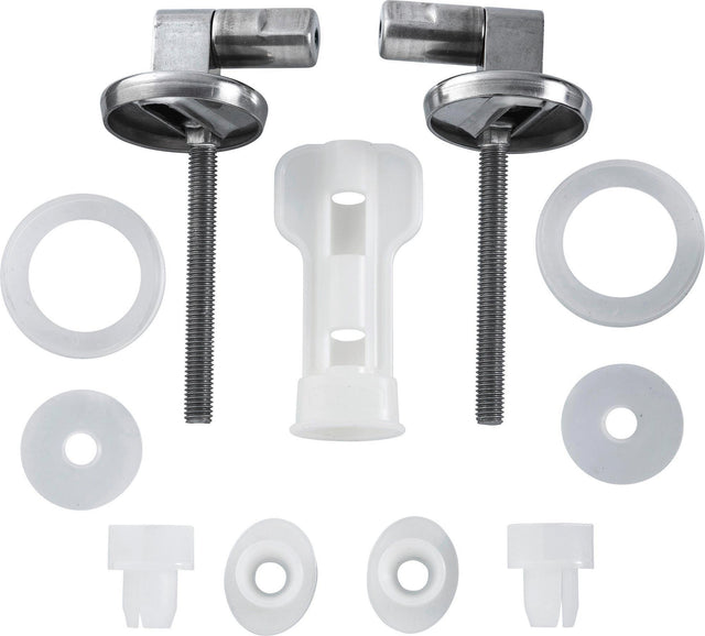 Duravit Scharnier-Set für WC-Sitz Universal Ersatzteil Edelstahl 0061681000
