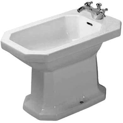 DURAVIT Stand-Bidet Serie 1930 600 mm mit Überlauf, 1 Hahnloch, weiß