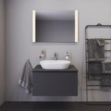 DURAVIT Licht & Spiegel Wandspiegel 1300x700mm mit LED-Beleuchtung und Sensorschalter – Weiß