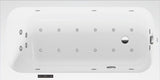 DURAVIT Qatego Whirlwanne 1500x750mm Rechteckig Einbau Weiß mit Fußgestell