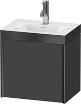 DURAVIT XViu Waschtischunterbauset 450 mm, 1 Tür, wandhängend, anthrazit, c-bonded