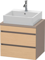 DURAVIT DuraStyle Konsolenunterschrank 600 mm betongrau matt mit 2 Schubkästen und Soft-Close