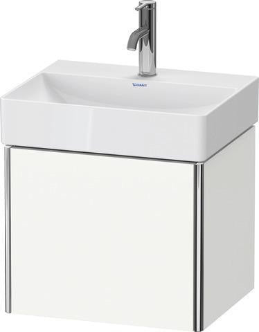 Duravit Waschtischunterbau XSquare Compact 484 mm – Wandhängend, 1 Auszug, Weiß Matt