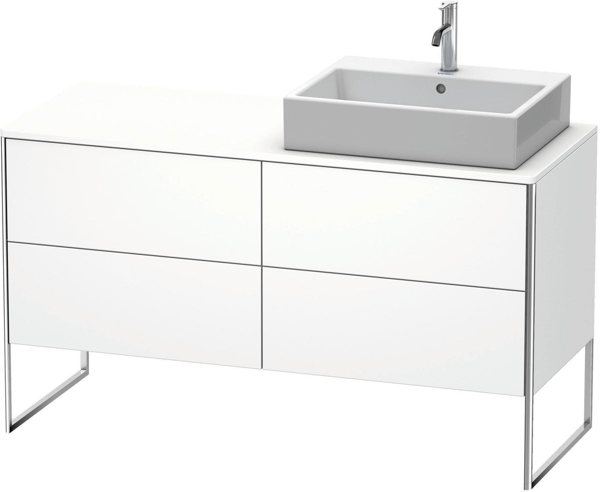 DURAVIT XSquare Waschtischunterbau betongrau matt 1400 mm mit 4 Auszügen