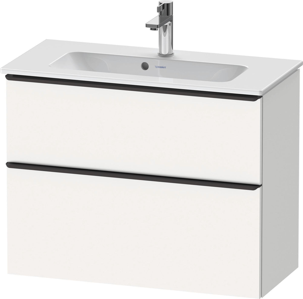 DURAVIT D-Neo Waschtischunterbau 810 mm Eiche Schwarz Bronze, wandhängend, 1 Auszug