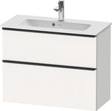 DURAVIT D-Neo Waschtischunterbau 810 mm Eiche Schwarz Bronze, wandhängend, 1 Auszug