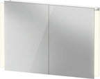 1000 mm / 2 Glasböden / mit seitlicher LED-Beleuchtung, ohne Waschtischbeleuchtung