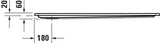 DURAVIT Starck Slimline Duschwanne 1200x800x55 mm Weiß Sanitäracryl von Philippe Starck