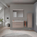 DURAVIT Sivida Möbelwaschtisch 620 mm DuroCast Plus Weiß Seidenmatt ohne Überlauf