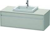 DURAVIT Ketho Waschtischunterbau wandhängend 1200 mm weiß matt mit 1 Auszug