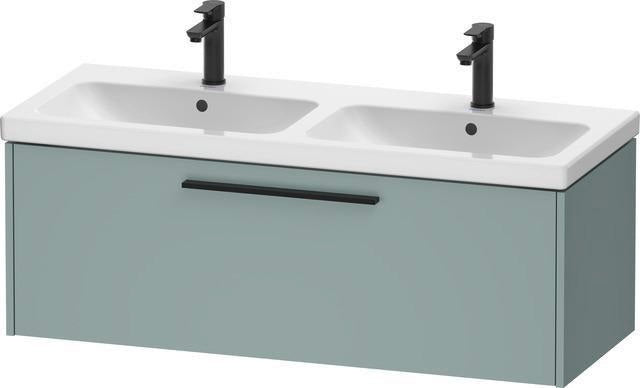 DURAVIT D-Code 2.0 Waschtischunterbau wandhängend 1184 mm mit 1 Auszug, Griff Chrom, Basalt Matt