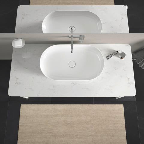 Duravit Luv Waschtischunterbau bodenstehend 1338 mm Weiß Seidenmatt mit Tip-On-Technik