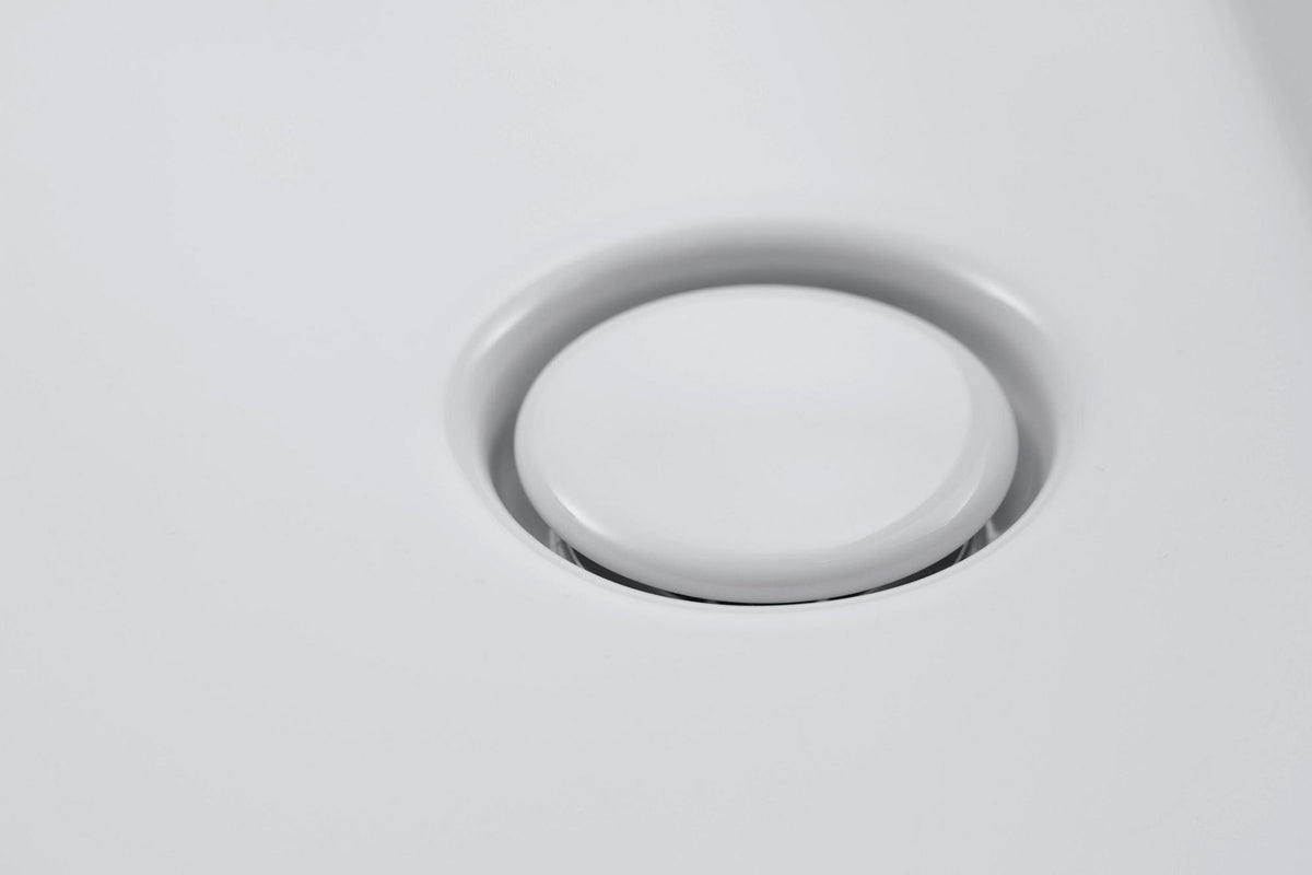 DURAVIT DuraSquare Waschtisch 500 mm weiß ohne Überlauf mit 1 Hahnloch für Möbelmontage