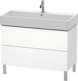 Duravit L-Cube Waschtischunterbau 984 mm taupe supermatt mit Tip-On-Technik für Vero Air