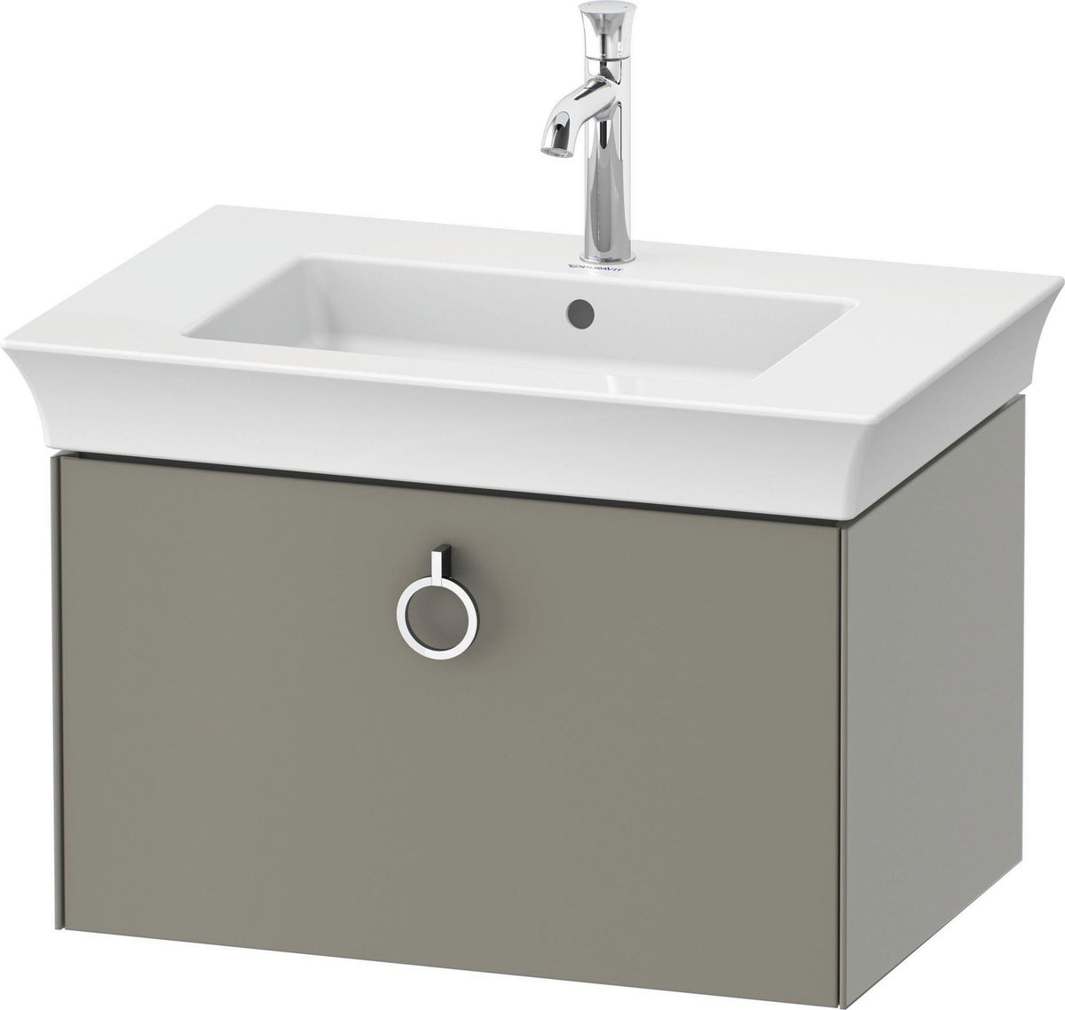 DURAVIT White Tulip Waschtischunterbau wandhängend 684 mm mit Auszug und Innenbeleuchtung