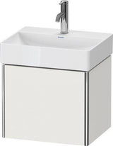 Duravit Waschtischunterbau XSquare Compact 484 mm – Wandhängend, 1 Auszug, Weiß Matt
