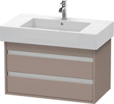DURAVIT Ketho Waschtischunterbau wandhängend 800 mm basalt matt mit 2 Schubkästen