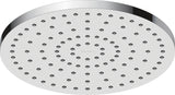 DURAVIT Kopfbrause MinusFlow D250, Rund, Rain Schwarz Matt – 1 Strahl, Antikalk, 250 mm