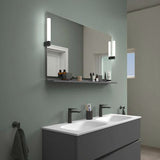 DURAVIT Sivida Spiegelablage 1200 mm in Chrom/Weiß Hochglanz – Ablage mit Befestigungsmaterial