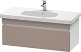 DURAVIT DuraStyle Waschtischunterbau 1000 mm wandhängend mit 1 Auszug und Soft-Close in Weiß Matt