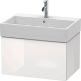 Duravit L-Cube Waschtischunterbau 684 mm weiß matt, 1 Auszug, wandhängend, Tip-On