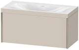 Duravit XVIU Möbelwaschtischset 1000x480mm mit Unterbau, Auszug & Viu Keramik