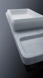 DURAVIT Qatego Aufsatzbecken mit Konsole 1000 mm Weiß Hochglanz HygieneGlaze