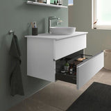 DURAVIT Sivida Aufsatzwaschtisch 400 mm rund DuroCast Plus ohne Überlauf