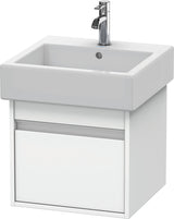 DURAVIT Ketho Waschtischunterbau 450 mm wandhängend, 1 Auszug, weiß matt – Christian Werner Design