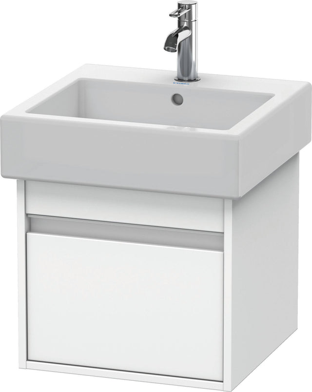 DURAVIT Ketho Waschtischunterbau 450 mm wandhängend, 1 Auszug, weiß matt – Christian Werner Design