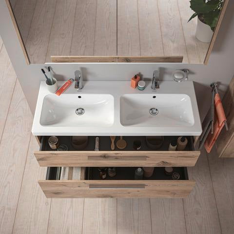 DURAVIT D-Code 2.0 Waschtischunterbau 1184 mm mit Schubkasten und Soft-Close in Weiß Matt