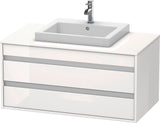 DURAVIT Ketho Waschtischunterbau 1000 mm wandhängend, 2 Schubkästen, weiß matt