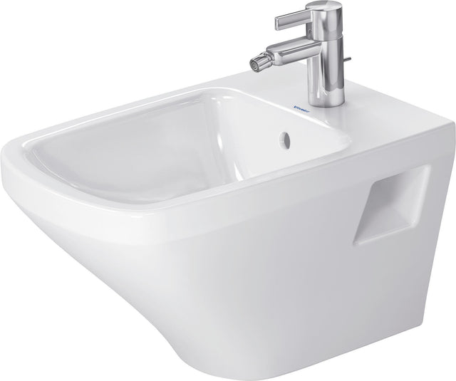 Duravit Wand-Bidet DuraStyle 540 mm mit Überlauf und Hahnlochbank, weiß