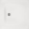 DURAVIT Sustano Duschwanne 800x800x30 mm Mineralguss Weiß Matt – Quadratisch, Bodenbündig