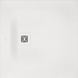 DURAVIT Sustano Duschwanne 800x800x30 mm Mineralguss Weiß Matt – Quadratisch, Bodenbündig