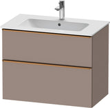 Duravit D-Neo Waschtischunterbau 810 mm betongrau matt mit Soft-Close-Auszug