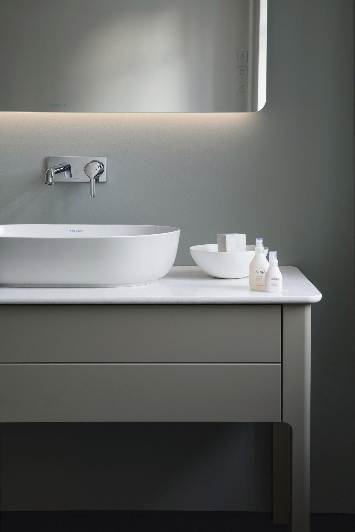 DURAVIT Aufsatzbecken Luv 600 mm Weiß WonderGliss ohne Überlauf