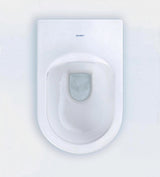 DURAVIT Wand-WC ME by Starck 570 mm spülrandlos mit WonderGliss Weiß