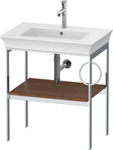 DURAVIT Metallkonsole White Tulip 684 mm, weiß seidenmatt, höhenverstellbar, von Philippe Starck
