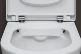 DURAVIT Wand-WC ME by Starck 570 mm spülrandlos mit WonderGliss Weiß