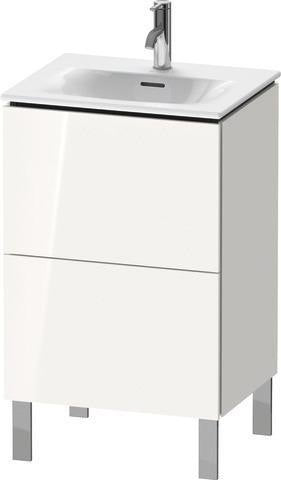 Duravit Waschtischunterbau L-Cube 704x520x421mm weiß matt mit Tip-On-Technik