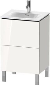 Duravit Waschtischunterbau L-Cube 704x520x421mm weiß matt mit Tip-On-Technik