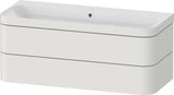 Duravit Happy D.2 c-bonded Waschtischset 1175 mm wandhängend mit 2 Schubkästen und Tip-on Technik