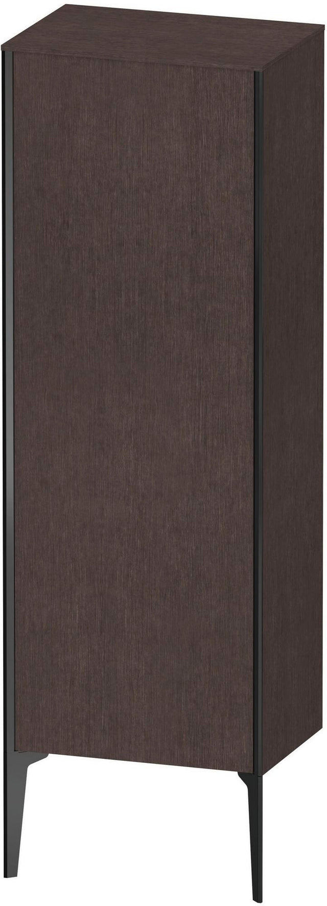 Duravit Halbhochschrank XViu 1330 mm Eiche dunkel gebürstet, rechts, mit Push-Open und Soft-Close