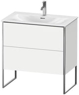 Duravit Waschtischunterbau XSquare 810x840x478mm mit 2 Auszügen, s-matt und Ahorn-Esche