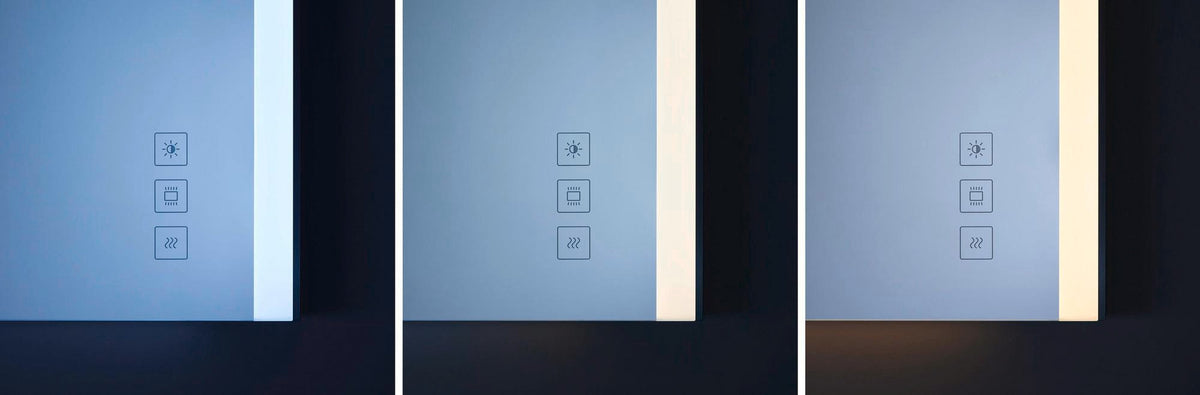 DURAVIT XSquare XS7011 Wandspiegel 600x800 mm mit Licht, Heizung & berührungsloser Bedienung
