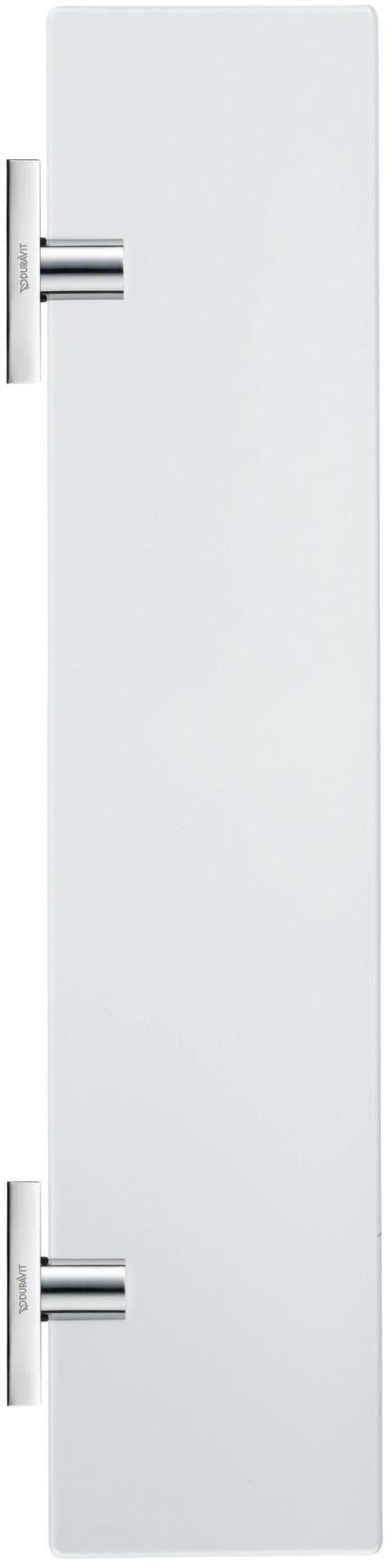 DURAVIT Karree Glasablage 600 mm matt – Design by Duravit, Glas, mit Dekor