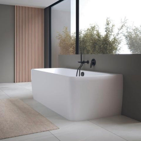 DURAVIT Wandanschlussbogen 55x102 mm rund in Gold poliert – Brausen und Zubehör